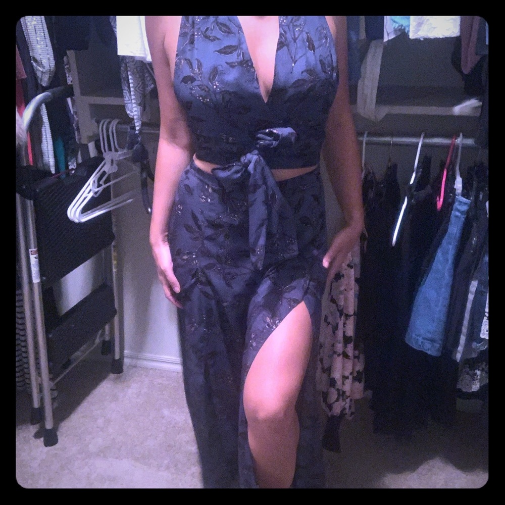 Top and pants matching outfit casual new!